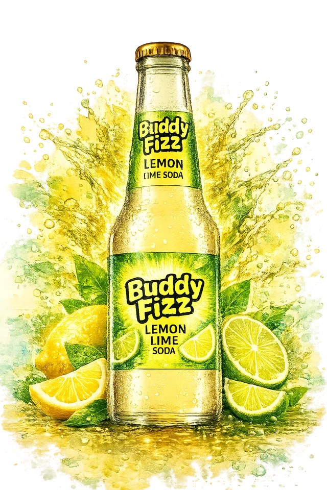 Buddy Fizz Lemon Lime Soda